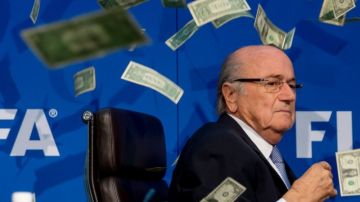 Blatter y el episodio de la lluvia de dólares.