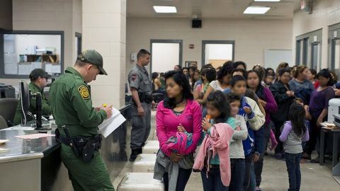 El Centro de Detención de Dilley, Texas, en el que están encerrados madres y menores migrantes que buscan asilo.