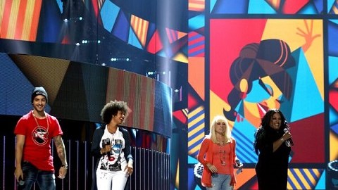 De izq. a der., Maluma, Jeimy Osorio, Yuri, La India y Aymee Nuviola serán los encargados de amenizar el segmento dedicado a Celia Cruz.