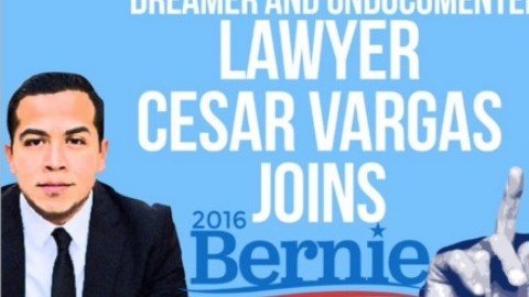 cesar vargas dreamer bernie sanders