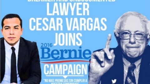 cesar vargas dreamer bernie sanders