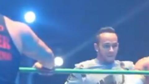 El show se dio en la Arena México, casa de la lucha libre 'azteca'.