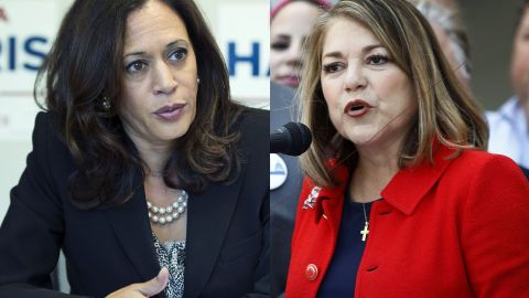 Kamala Harris y Loretta Sanchez irán a una segunda vuelta por el puesto en el senado federal en noviembre.