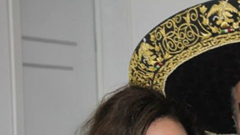 Así lucían de contentos y enamorados Mara Patricia Castañeda y Vicente Fernández Jr. cuando estaban casados.