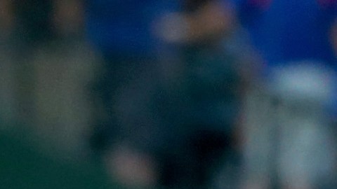 Bautista y Osuna celebran el triunfo ante los Rangers.