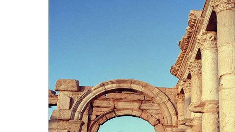 palmira siria arco del triunfo
