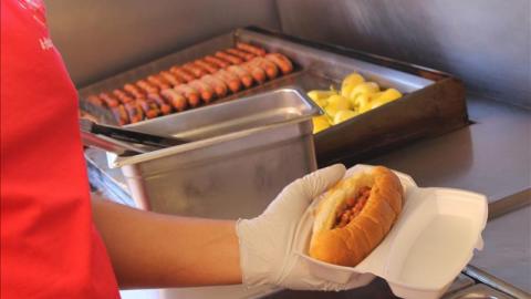 perros calientes hot dogs