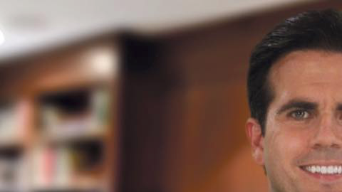 Ricardo Rosselló, precandidato a gobernador por el PNP en Puerto Rico se encuentra de visita en Orlando.