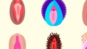 Algunos de los emojis en forma de vagina, creados por Flirtmoji.