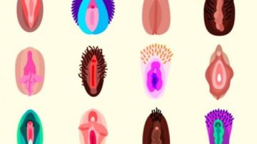 Algunos de los emojis en forma de vagina, creados por Flirtmoji.