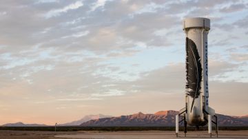El cohete Blue Origin, competidor de Space X logró un importante avance espacial.
