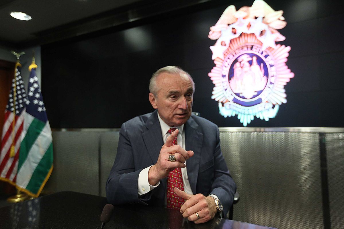 Bill Bratton, comisionado de la Policía de Nueva York, destacó la labor de los policías durante su gestión. (Archivo)