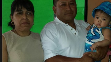 Una foto familiar del trabajador mexicano Delfino Jesús, quien murió el año pasado.
