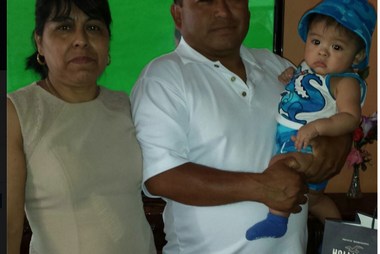 Una foto familiar del trabajador mexicano Delfino Jesús, quien murió el año pasado.