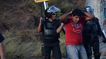 Normalistas de Ayotzinapa detenidos.