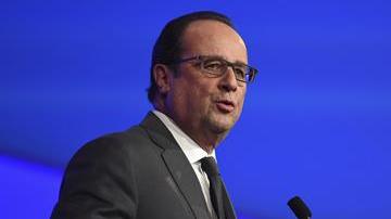 Francois Hollande, presidente de Francia.
