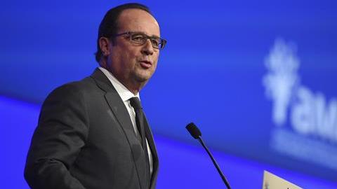 Francois Hollande, presidente de Francia.