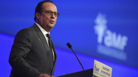 Francois Hollande, presidente de Francia.
