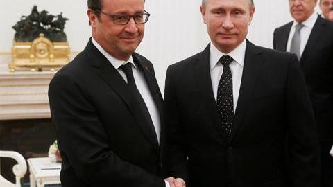 Hollande y Putin