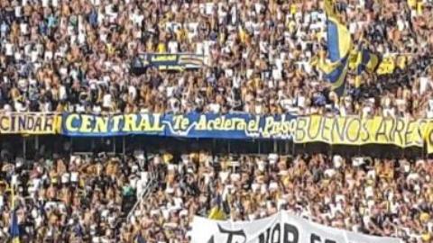 El mensaje a la AFA 'ladrona'.