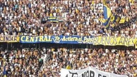 El mensaje a la AFA 'ladrona'.