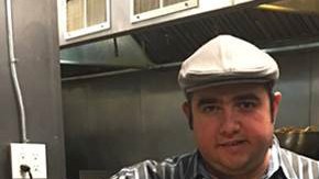 Alan López (ïzq.) y el chef Fernando Desa.