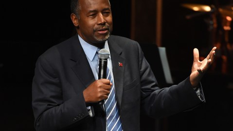 El precandidato republicano Ben Carson