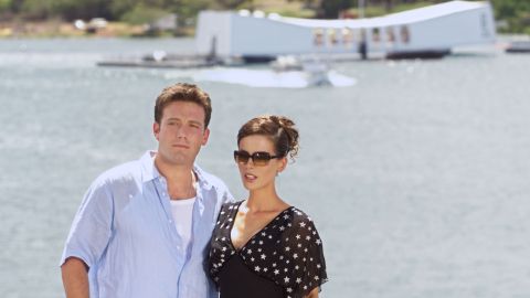 Ben Affleck y Kate Beckinsale en 2001, durante la promoción de 'Pearl Harbor'.