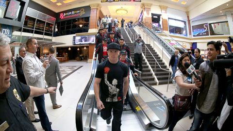 'Canelo' a su llegada al Mandalay Bay Casino. (Foto: Tom Hogan - Hoganphotos/Roc Nation Sports/Golden Boy Promotions)