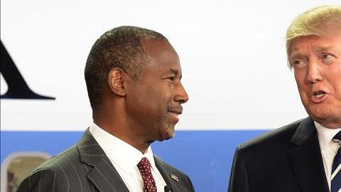 Trump destronó a Ben Carson, quien estuvo en la delantera por un par de semanas.