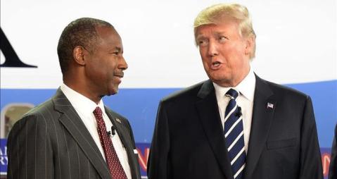 Trump destronó a Ben Carson, quien estuvo en la delantera por un par de semanas.