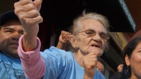 Protesta en Harlem por plan de vivienda asequible que impulsa el alcalde Bill de Blasio. (Archivo)