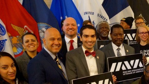 Veteranos en City Hall