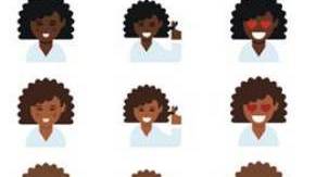 La nueva serie de emojis 'Love Your Curls' está compuesta de 27 emoticones.
