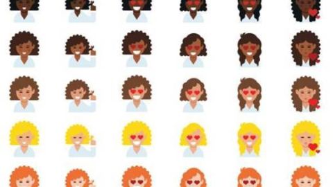 La nueva serie de emojis 'Love Your Curls' está compuesta de 27 emoticones.