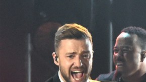 Justin Timberlake se lo pasó genial en el concierto de su amigo Chris Stapleton.