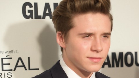 Victoria Beckham presumió de los hombres de su familia en la gala de entrega de los Premios Glamour.