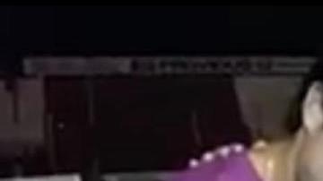 El niño Franco Villegas con su ídolo Christian Bernardi.