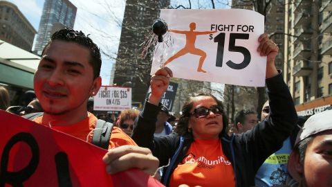 Fast Food Workers Stage Nationwide Protests For Higher Wages