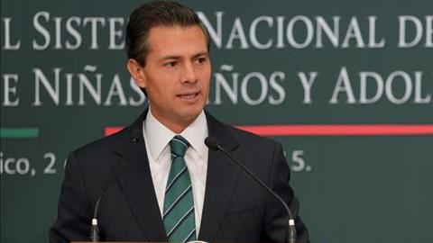 Enrique Peña Nieto, presidente de México.