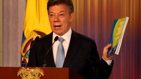 Juan Manuel Santos, presidente de Colombia.