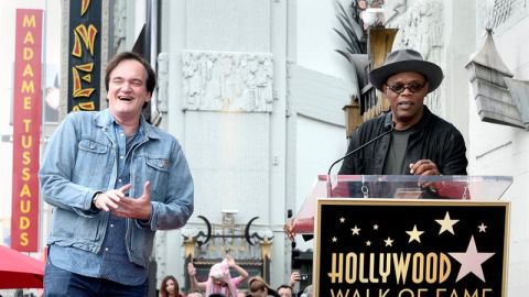 Tarantino fue presentado por el actor y compañero en muchos de sus proyectos Samuel L. Jackson.