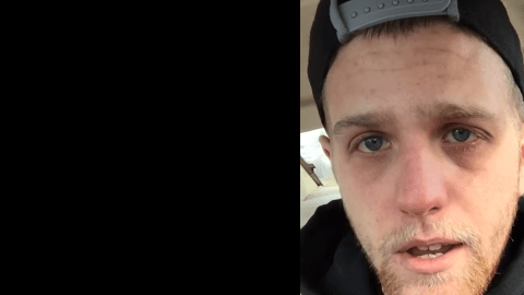 Jeff Lewis, de 22 años, contó con lágrimas en los ojos cómo en una iglesia de Ohio le dieron $700 de propina.