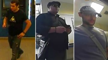 Estos tres hombres presuntamente se robaron $50,00 dólares de tarjetas débito utilizando un aparato en cajeros automáticos de Queens.