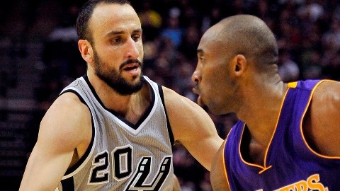 Bryant y Ginóbili, un duelo de época.