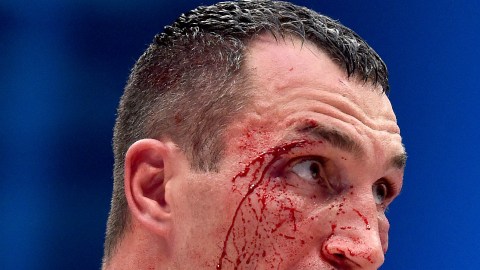 Klitschko ha entrenado muy duro para la pelea después de no competir durante dos años.