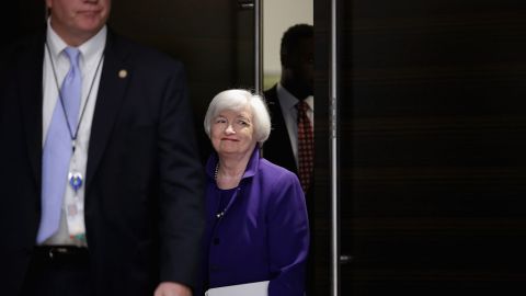 Janet Yellen Holds Press Conf. After Federal Reserve Meeting On Interest Rates