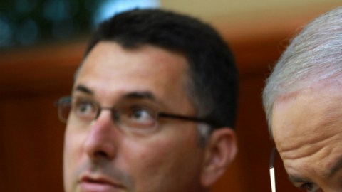 El Primer Ministro Benjamin Netanyahu y su el exministro Gidon Sa'ar.