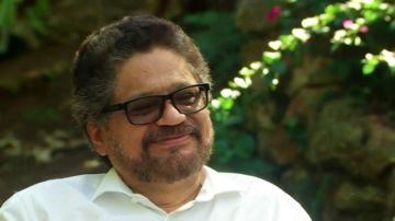 Iván Márquez es el líder del equipo negociador de las FARC en los diálogos de paz con el gobierno de Colombia, en La Habana, Cuba.