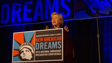 Hillary  Clinton en New American Dreams Conference